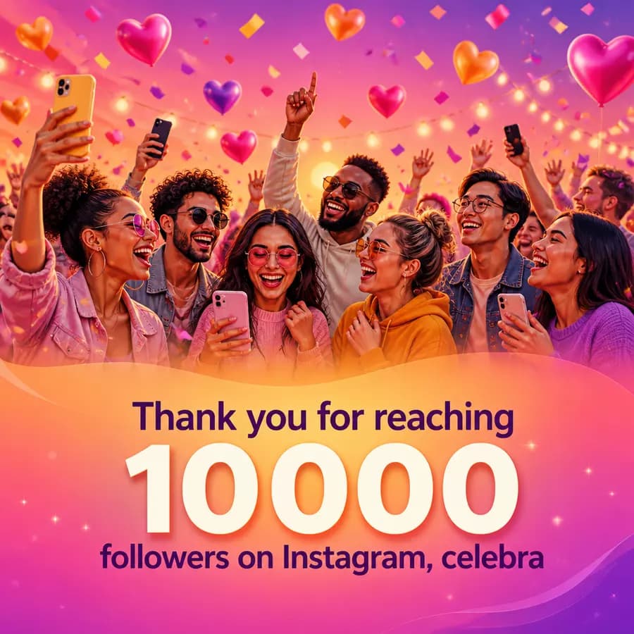 Thank you post celebrating ten thousand followers
